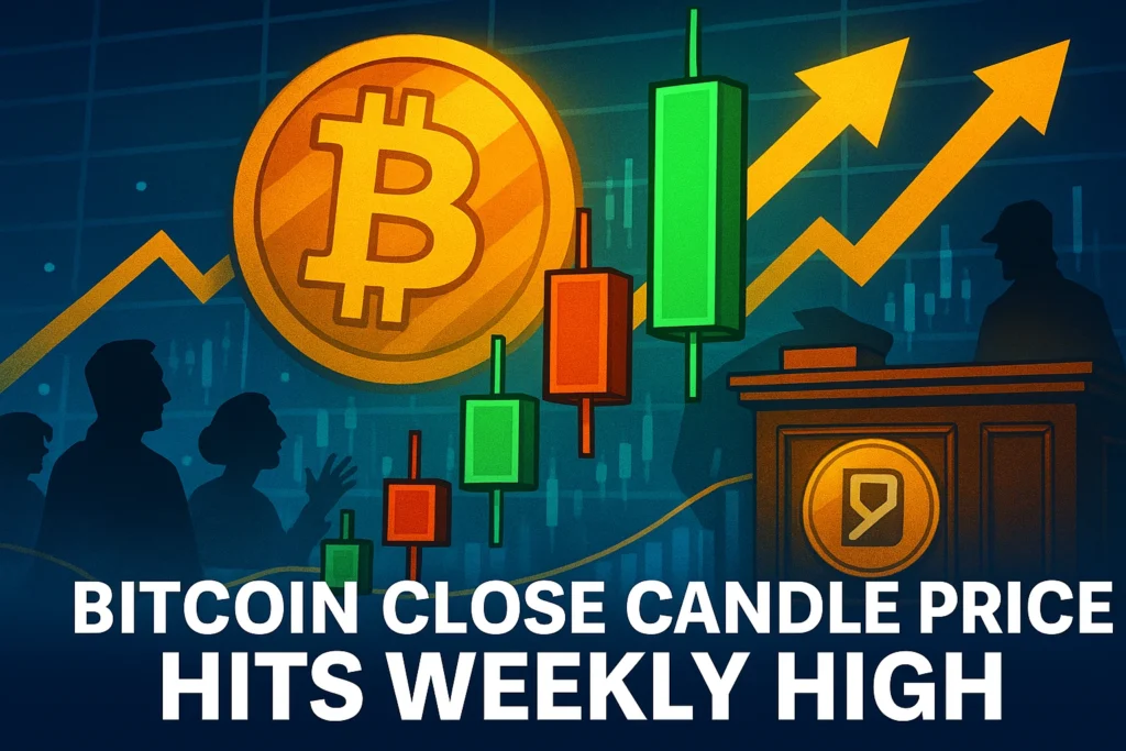 Bitcoin Price Prediction Bitcoin Close Candle Price Hits Weekly High